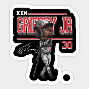 Ken Griffey Jr. Cincinnati Cartoon Sticker